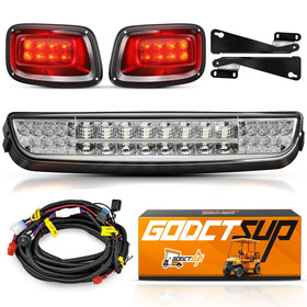 GODCTSUP EZGO light bar headlight beams clearly for night driving