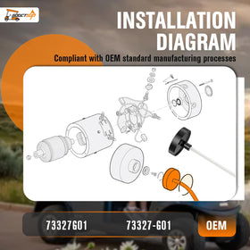 GODCTSUP brand label on EZGO speed sensor indicating quality and OEM-grade parts