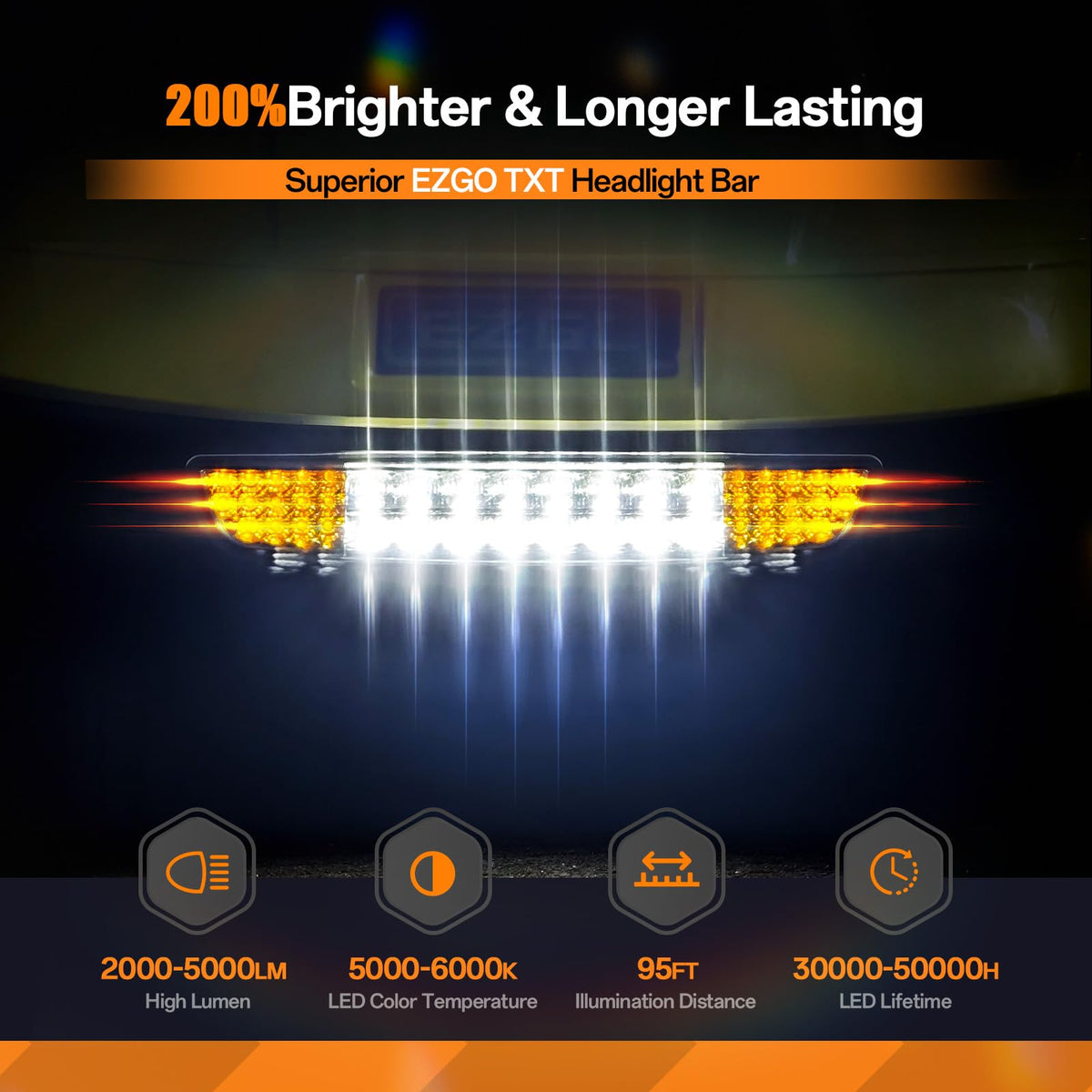 GODCTSUP EZGO taillights improve rear visibility in low light