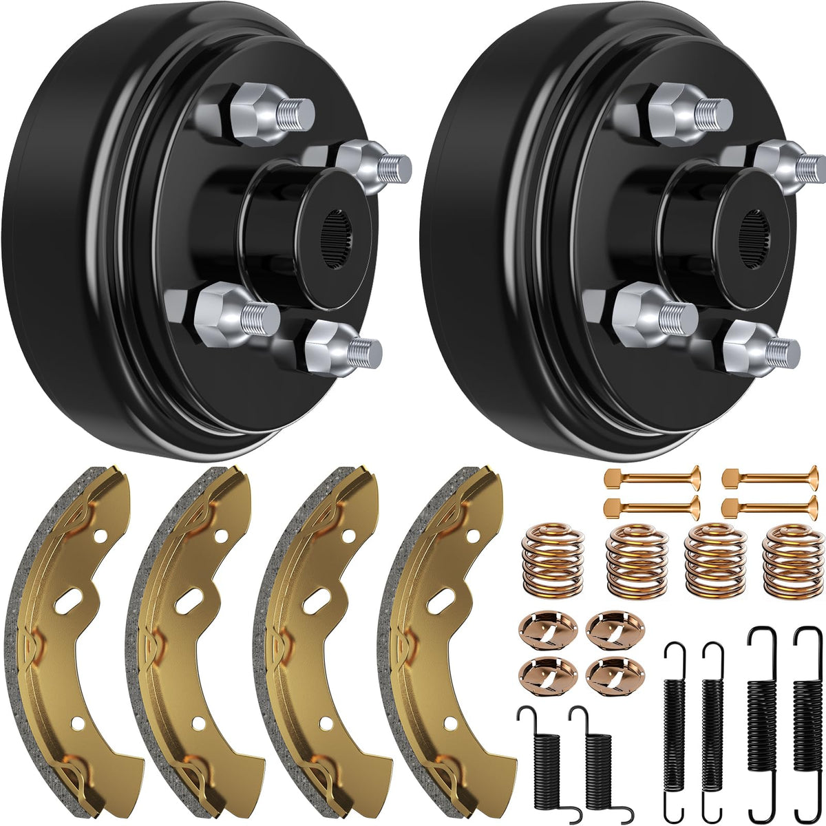 GODCTSUP EZGO TXT brake drum with 24-tooth spline for precise alignment and reliability