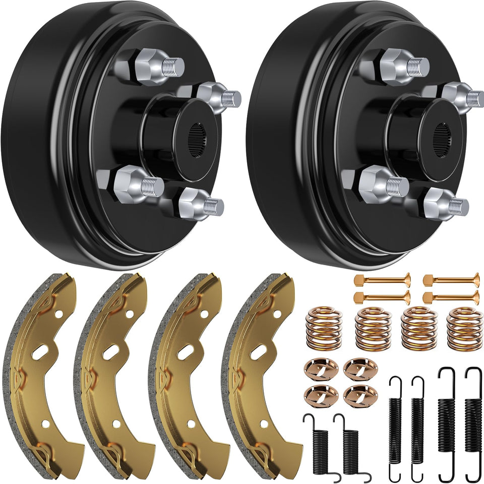 GODCTSUP EZGO TXT brake drum with 24-tooth spline for precise alignment and reliability