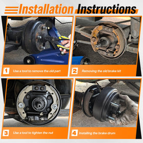 Tools and hardware for EZGO TXT brake installation included by GODCTSUP