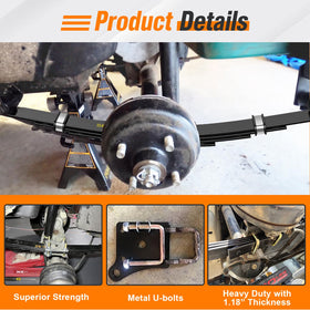 GODCTSUP EZGO TXT ride comfort upgrade reduces bumps for a smoother day.