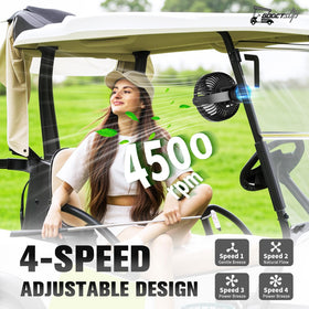 GODCTSUP four-speed settings tailor airflow from gentle to strong.