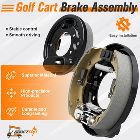 GODCTSUP passenger-side brake cluster for Club Car provides reliable rear braking control.