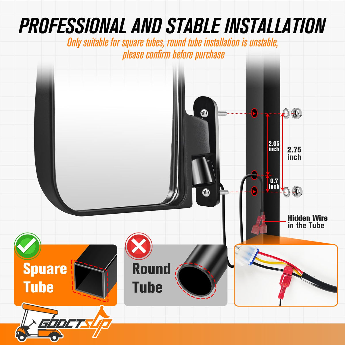 GODCTSUP indicator-light turn signal enhances signaling in low light.