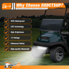 GODCTSUP IP68 waterproof design resists rain and splashes
