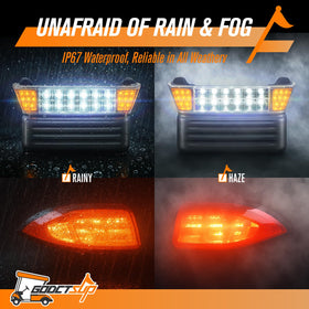 GODCTSUP low-profile taillight lens for a clean, weather-ready look