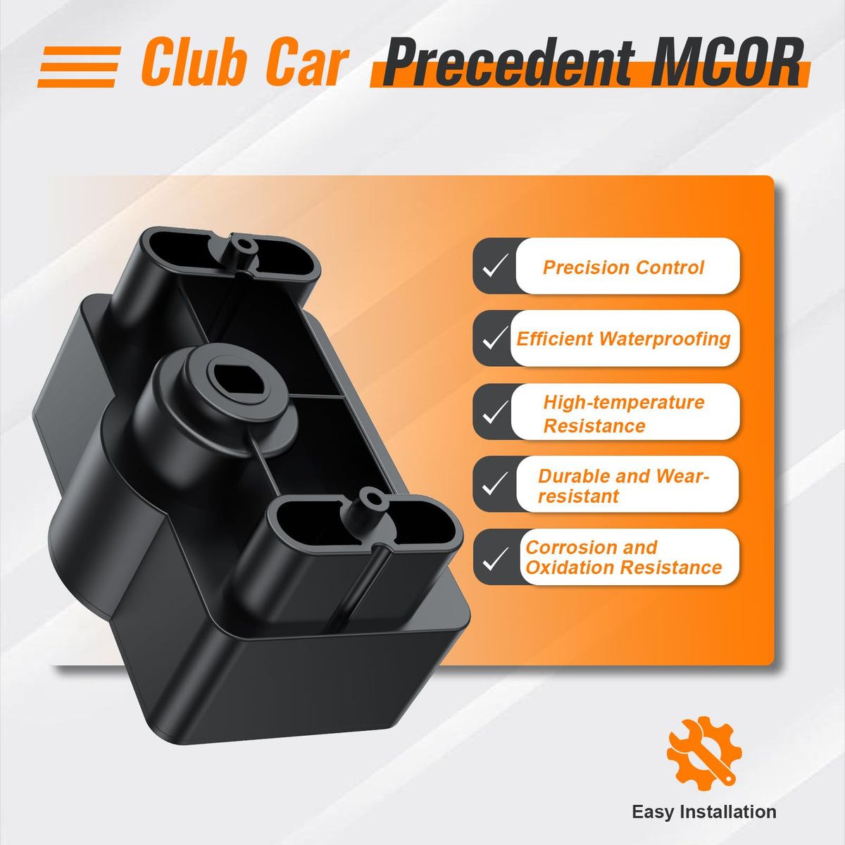 GODCTSUP MCOR2 waterproof ring detail on housing for improved seal protection.