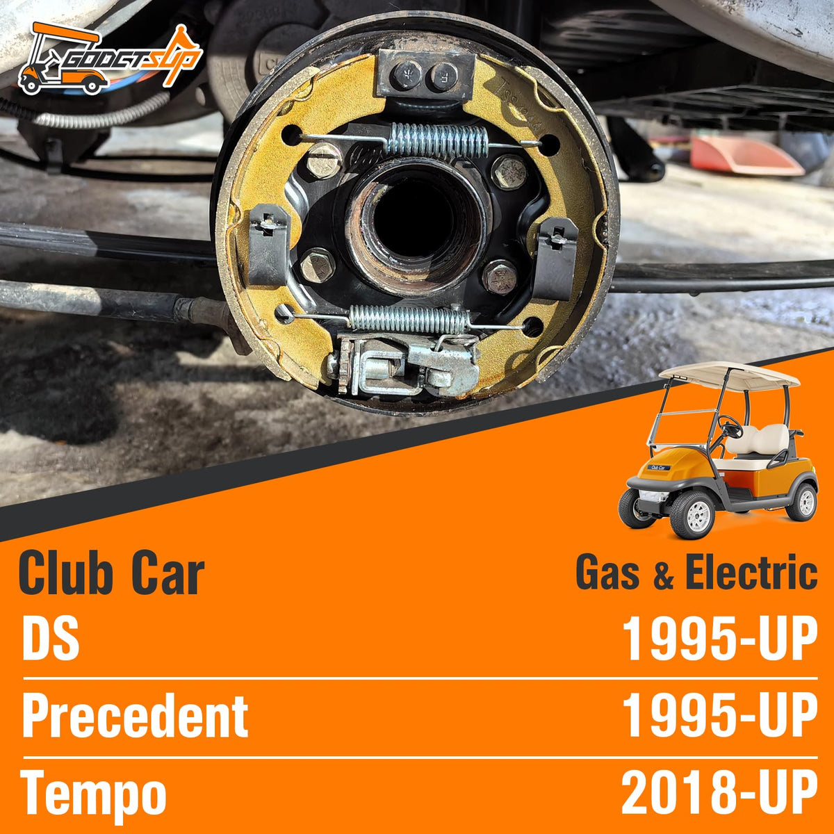 GODCTSUP OEM-compatible rear brake cluster design enables easy installation.