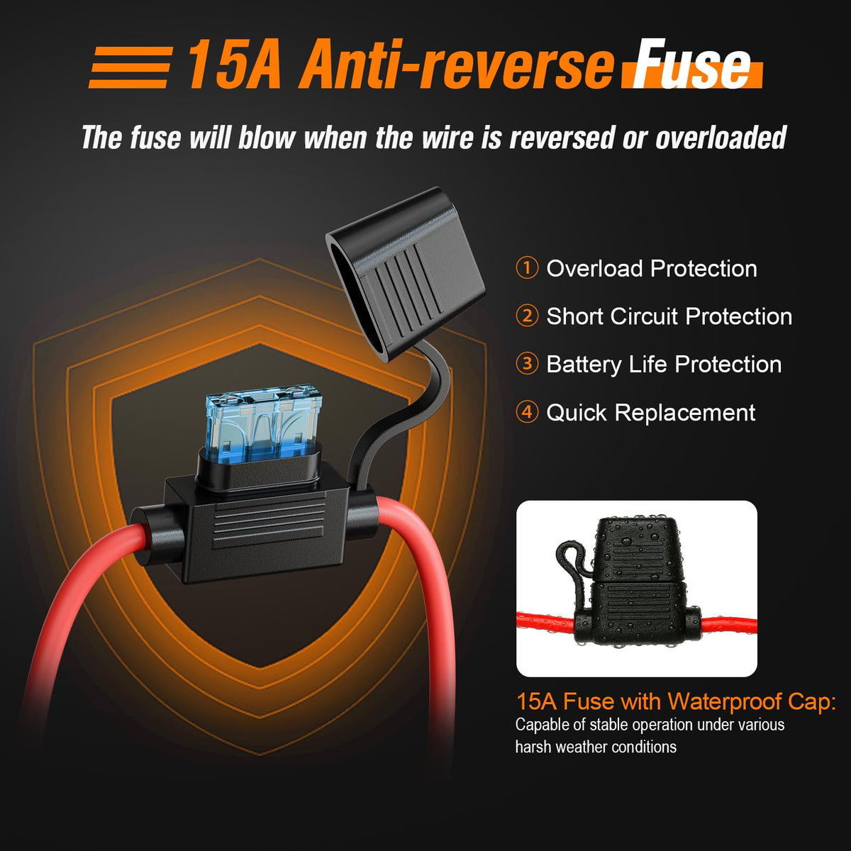 GODCTSUP plug-and-play wiring diagram enables fast, tool-free installation.
