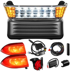 GODCTSUP headlight with bumper for Club Car Precedent improves night visibility