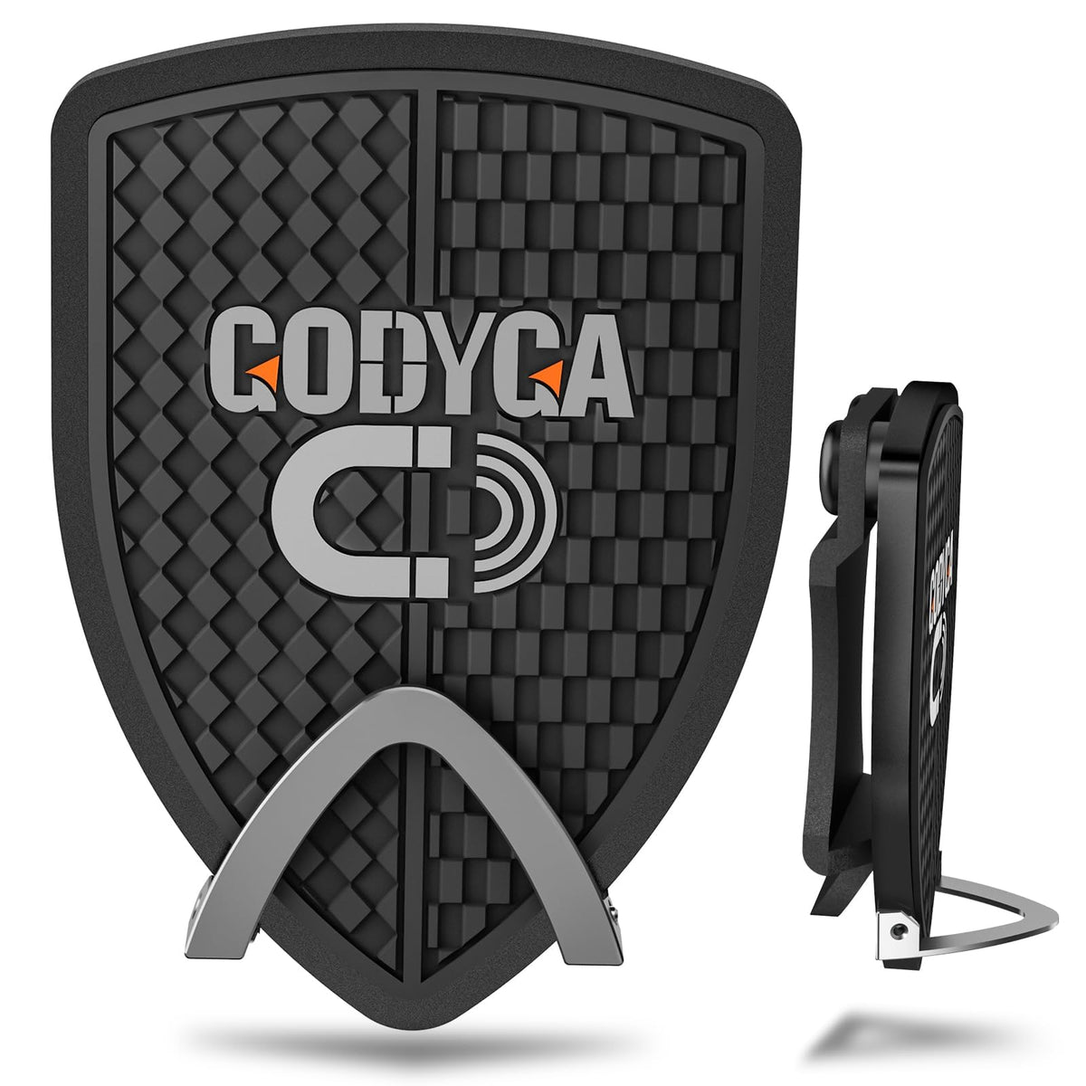 GODYGA magnetic landing pad keeping rangefinder secure on golf bag.