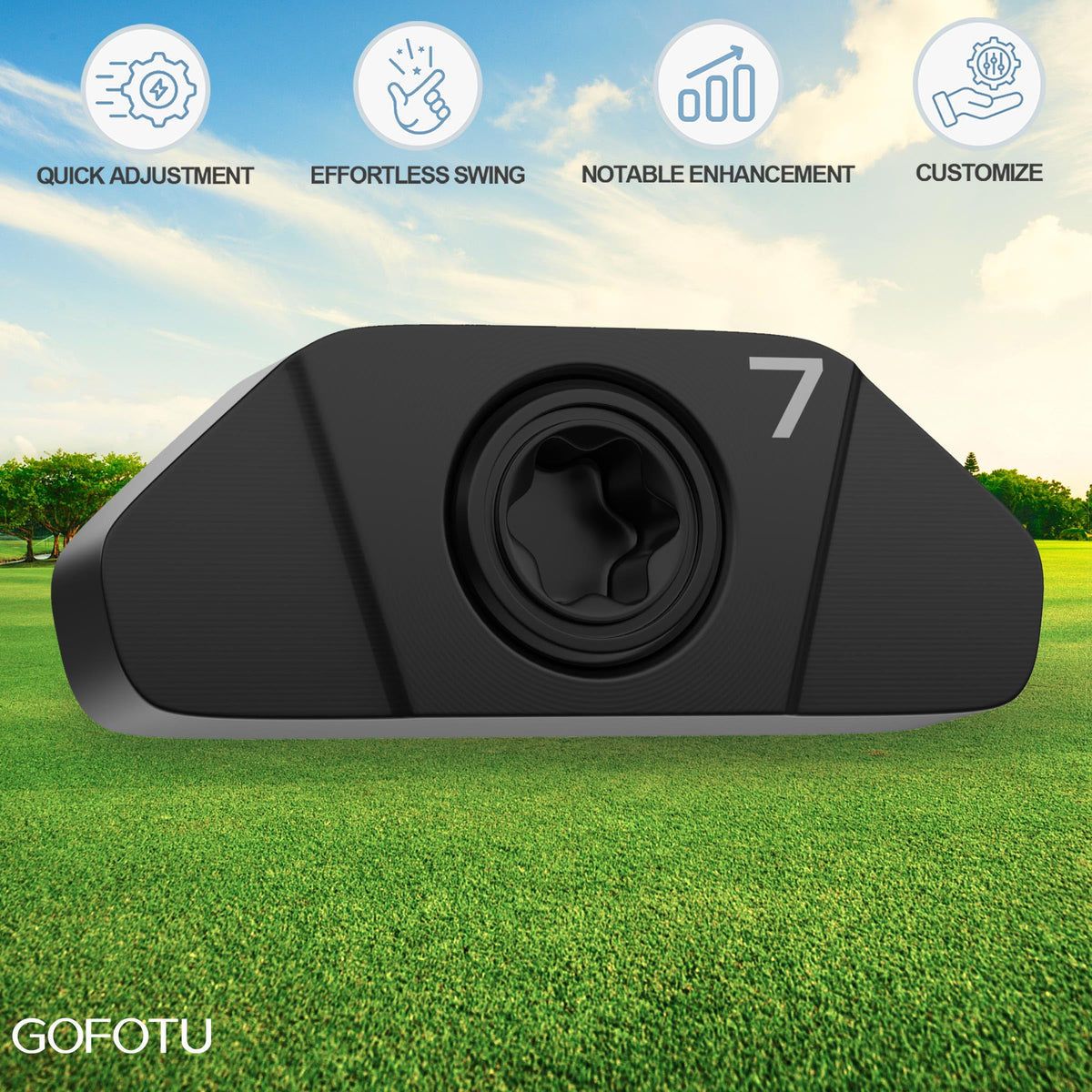 Gofotu packaging shows 1pc weight for quick replacement.