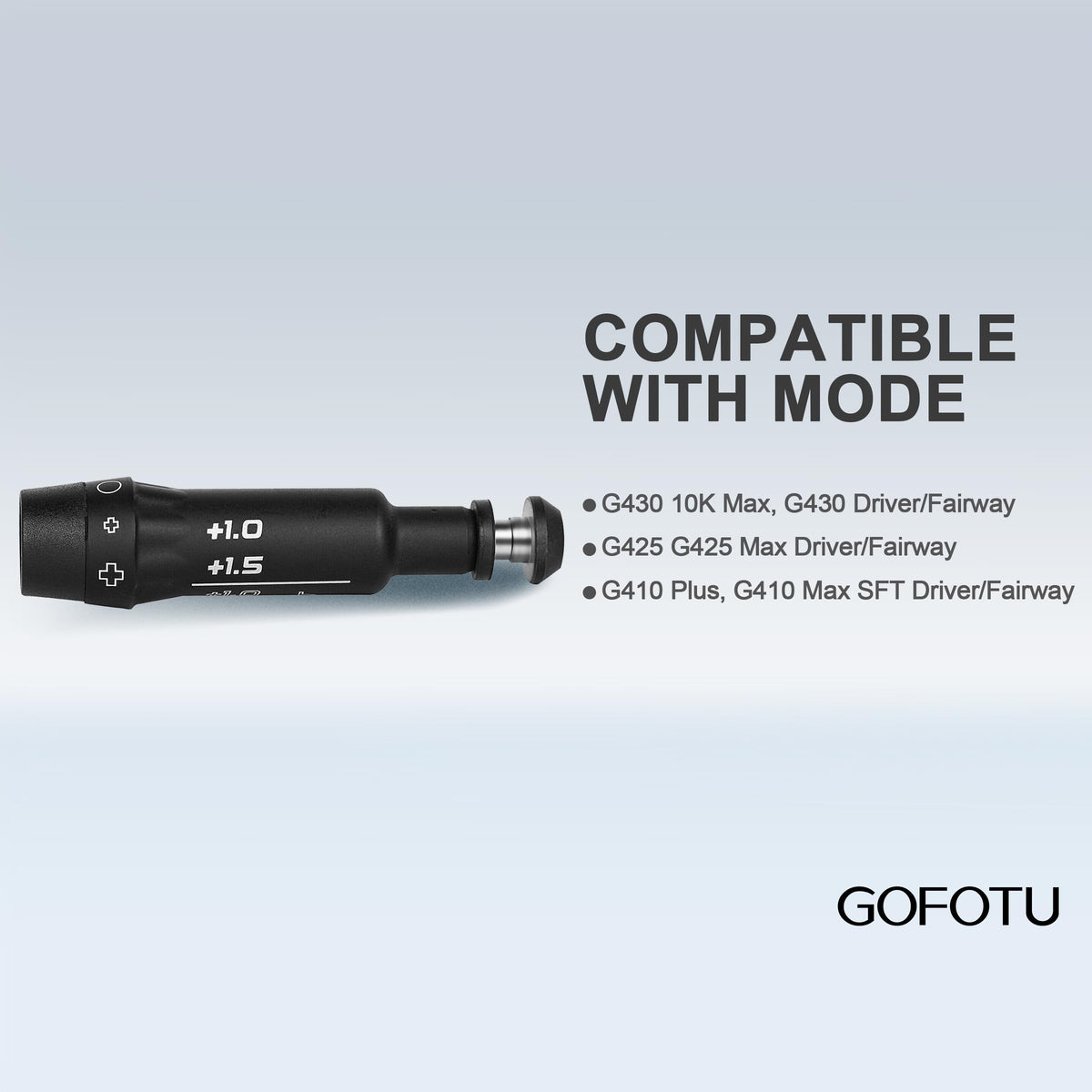Gofotu 335 adapter sleeve for Ping G410 highlights precise compatibility