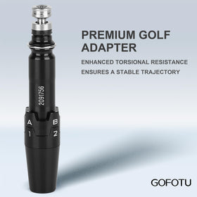 Gofotu 335 adapter sleeve for Titleist GT4 enables fast swaps between heads.