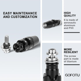 Gofotu 335 golf adapter sleeve assembly, angle view for easy installation.