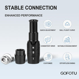 Gofotu 335 sleeve adapter works with Epic for simple installation changes.
