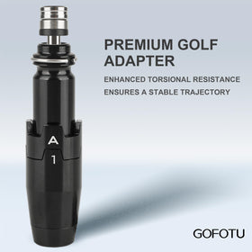 Gofotu adapter demonstrates .335 tip size compatibility for shafts
