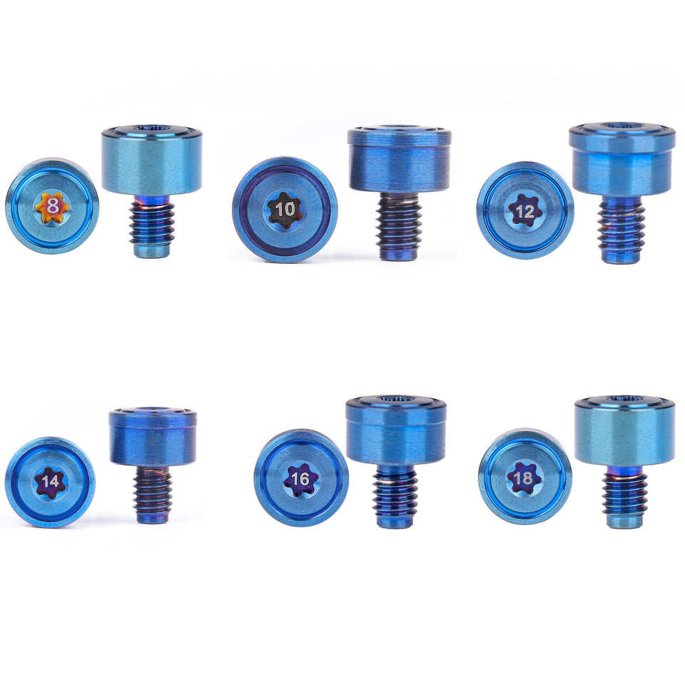Gofotu 6pc blue golf weights pack shown for versatile driver customization