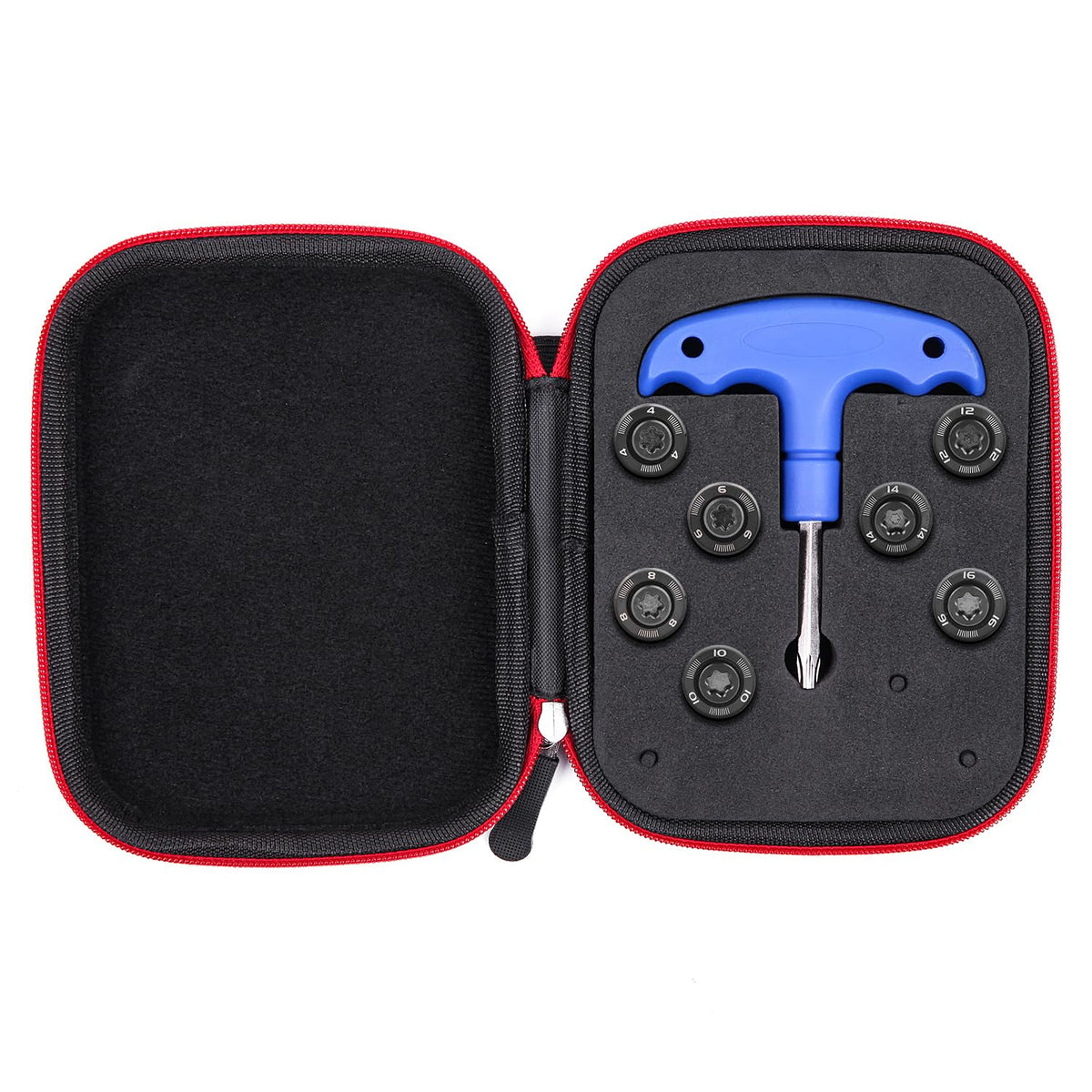 Gofotu 7-piece weight set for Taylormade drivers with case and wrench for easy installation and swing weight tuning
