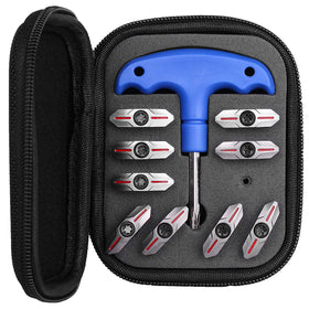 Gofotu 9-piece weights for Ping G410 SFT on driver head for tuneable balance.