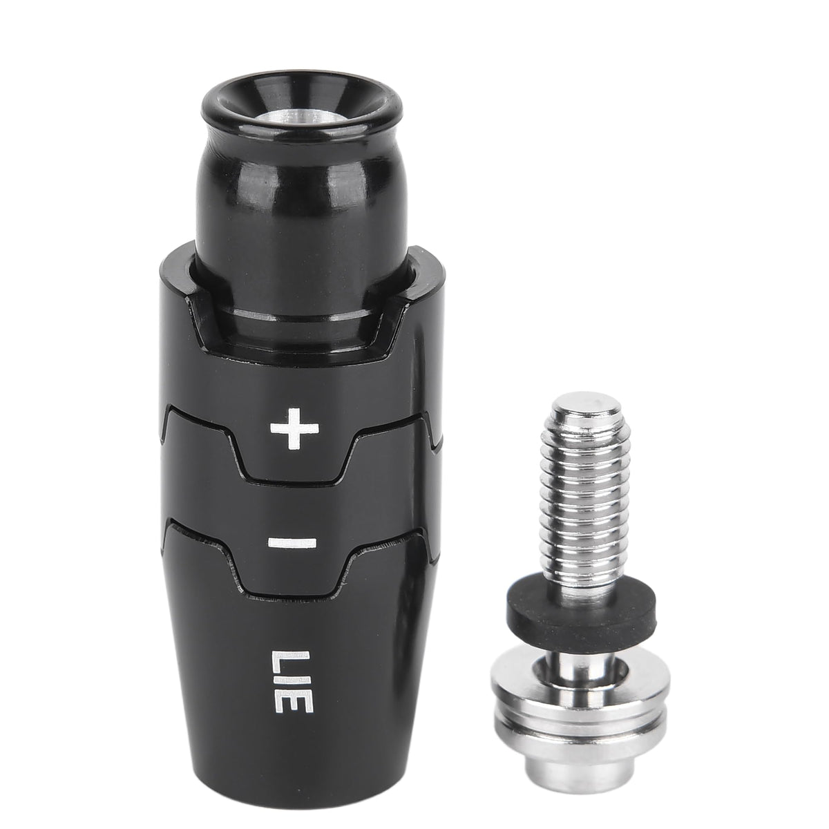 Gofotu aluminum adapter sleeve in black highlights lightweight durability for upgrades.