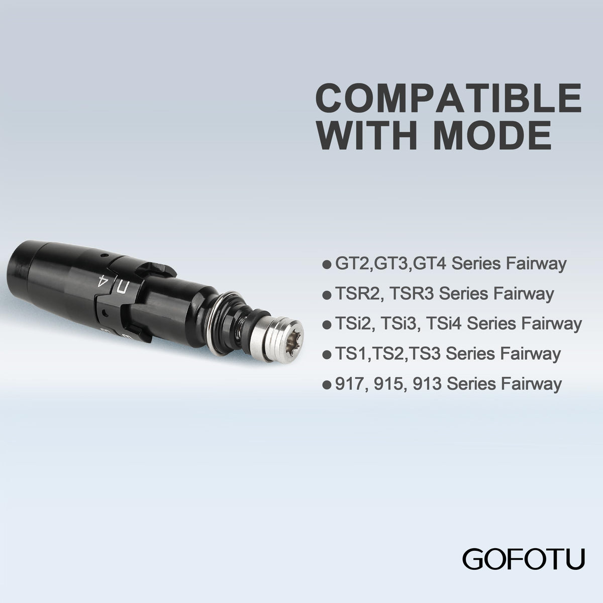 Gofotu adapter supports both hands with clear right-hand orientation.