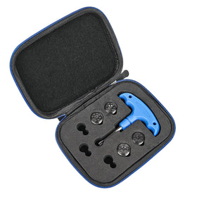 Gofotu weight case keeps all weights organized for on-course quick swaps.