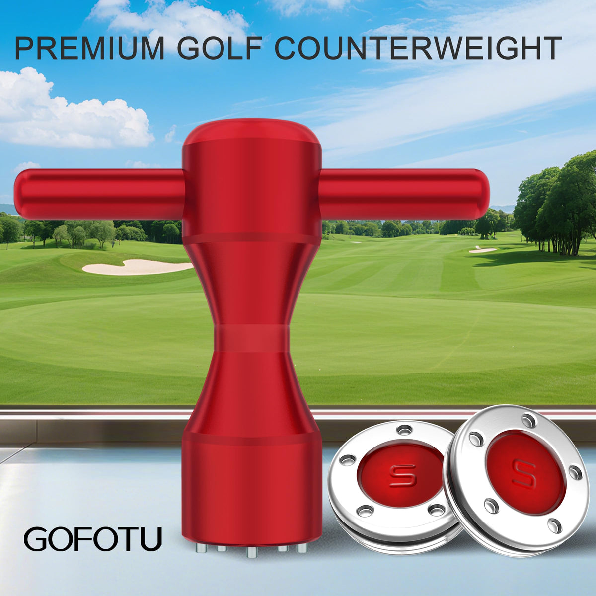 Gofotu compatible with Titleist Scotty Cameron Newport putters for precise weight customization