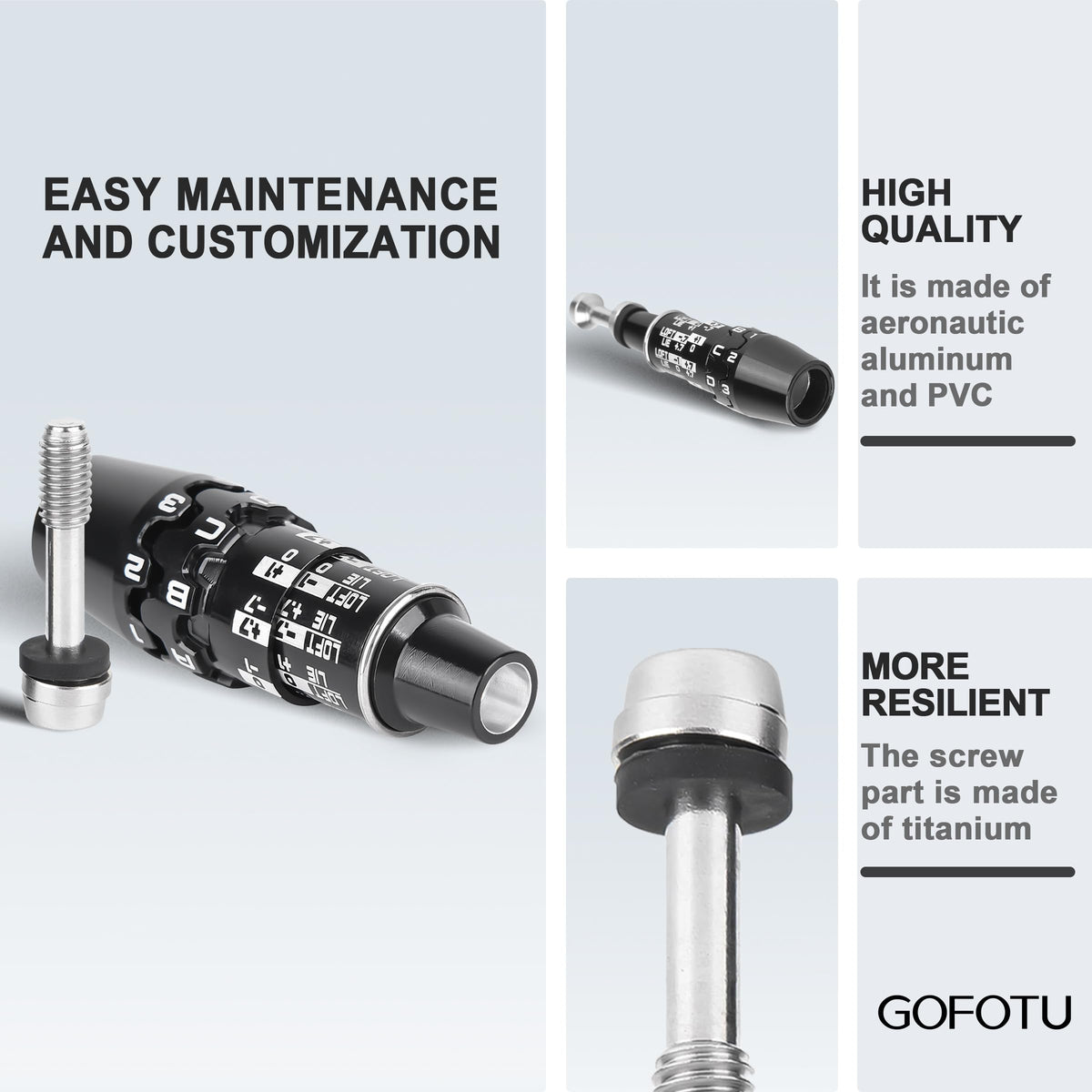 Gofotu golf adapter sleeve assembly demo illustrating simple setup and removal