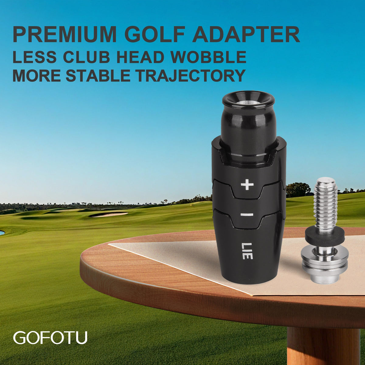Gofotu golf adapter sleeve with easy installation for Callaway Elyte Hybrid.