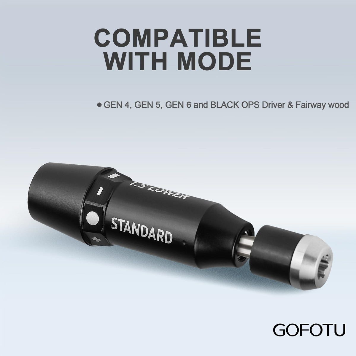 Gofotu adapter sleeve close-up highlighting durable aftermarket construction