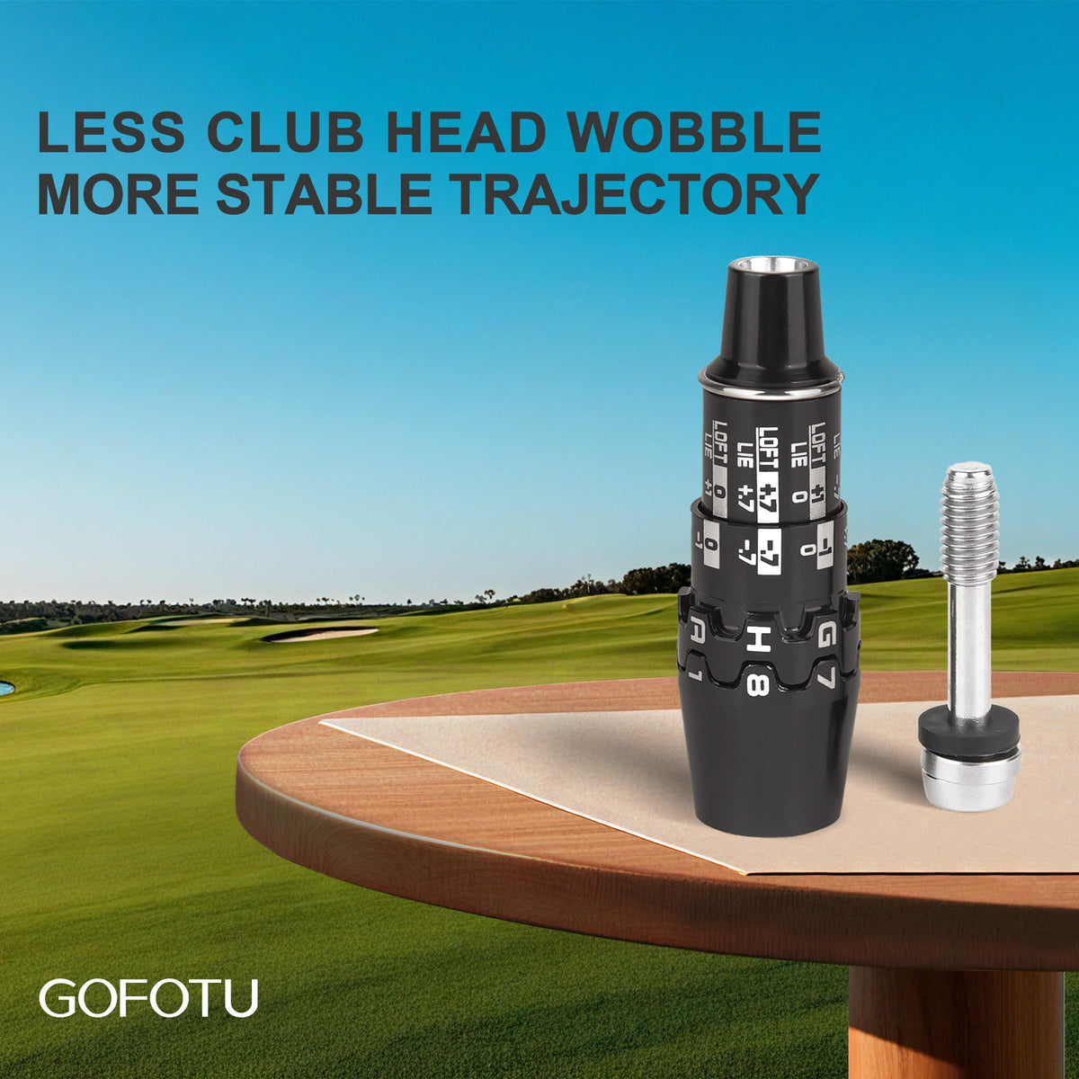 Gofotu golf adapter sleeve for Cobra DS-Adapt LS enabling fast weight changes