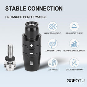 Gofotu golf adapter sleeve 1pcs option enables quick swaps for Callaway Elyte Hybrid.