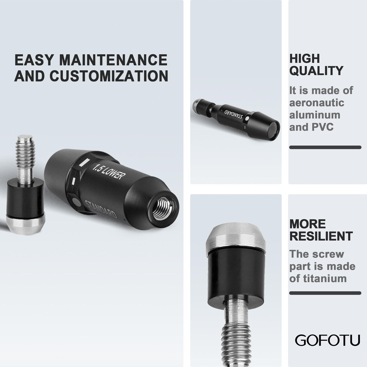 Gofotu installation-friendly sleeve ready for quick club upgrade
