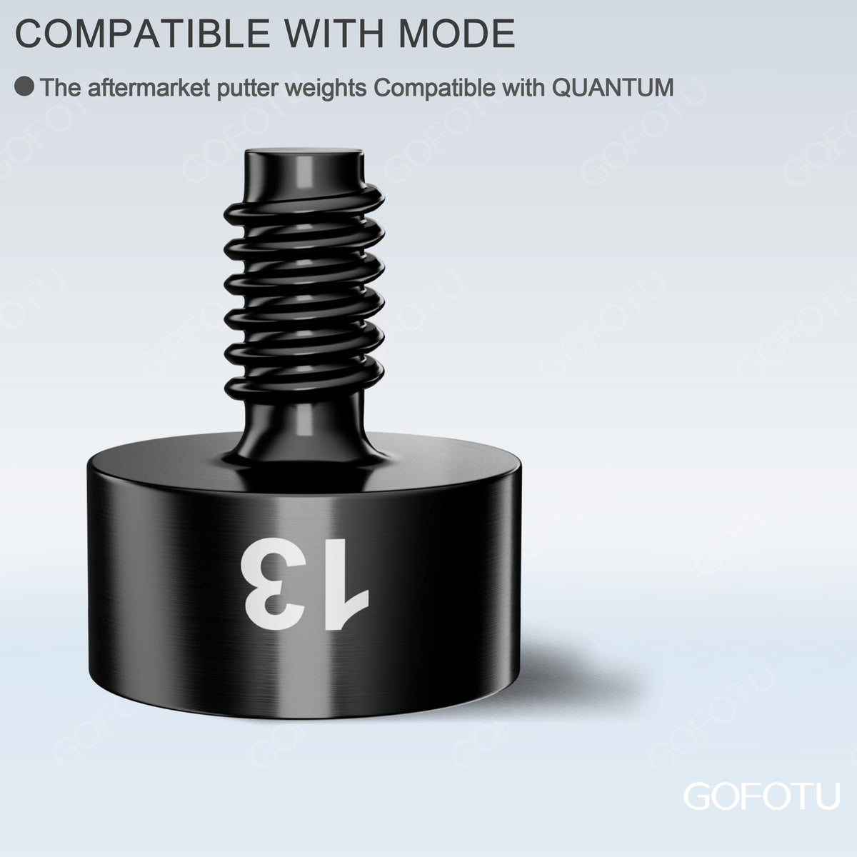 Gofotu weight 10g enhances driver feel with Callaway Quantum.