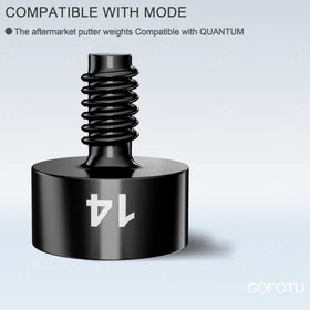 Gofotu 14g weight close-up demonstrates balanced feel for tuned flights