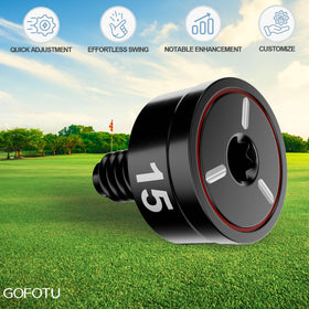 Gofotu 15g driver weight in black for added swing weight