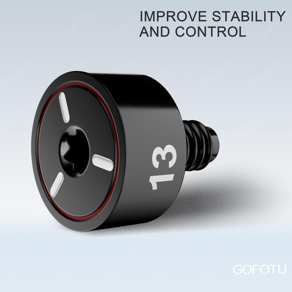 Gofotu weight 18g for heavier feel on Callaway Quantum.