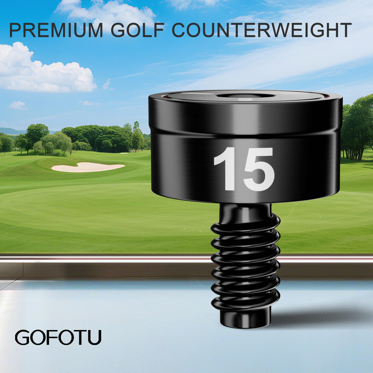 Gofotu 3g weight in black to customize drive stability