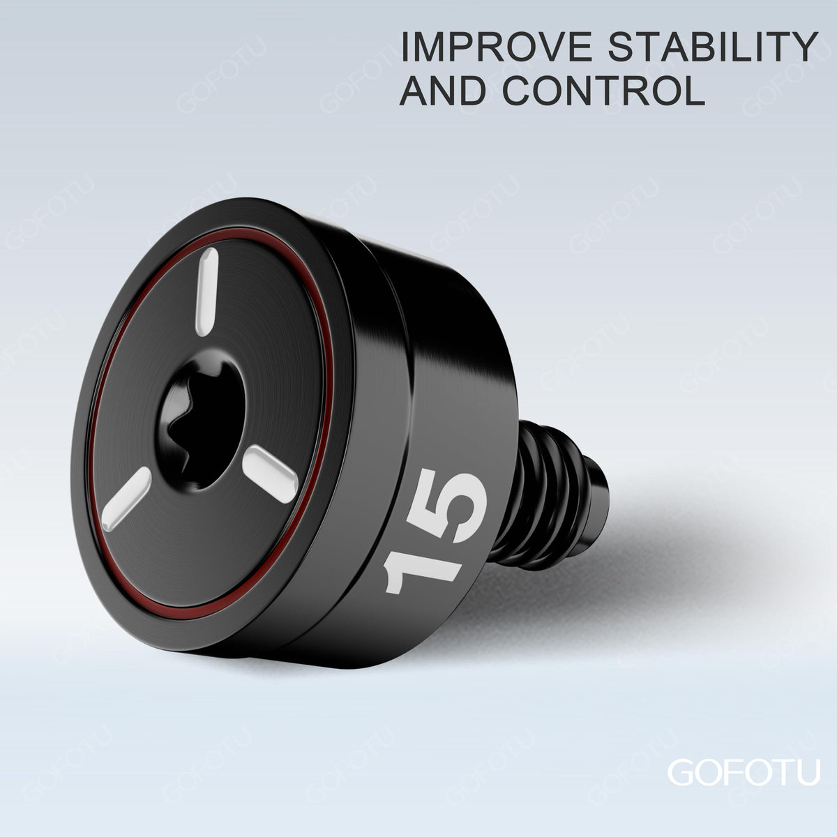 Gofotu screw-in black weight compatible with Callaway Quantum driver
