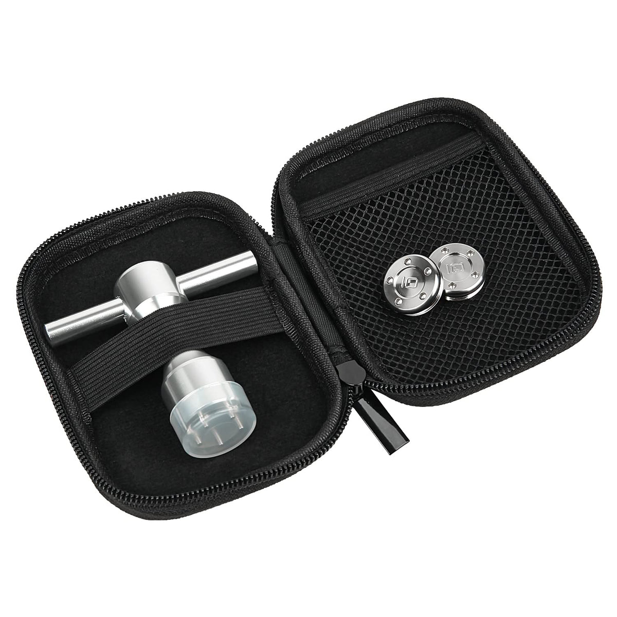 Gofotu weight kit arrives with two weights, wrench, and case.