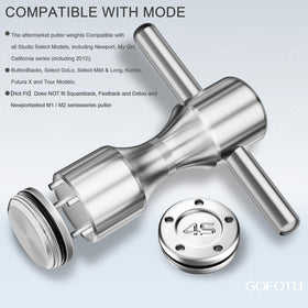 Gofotu weight includes protective O-rings to prevent moisture intrusion