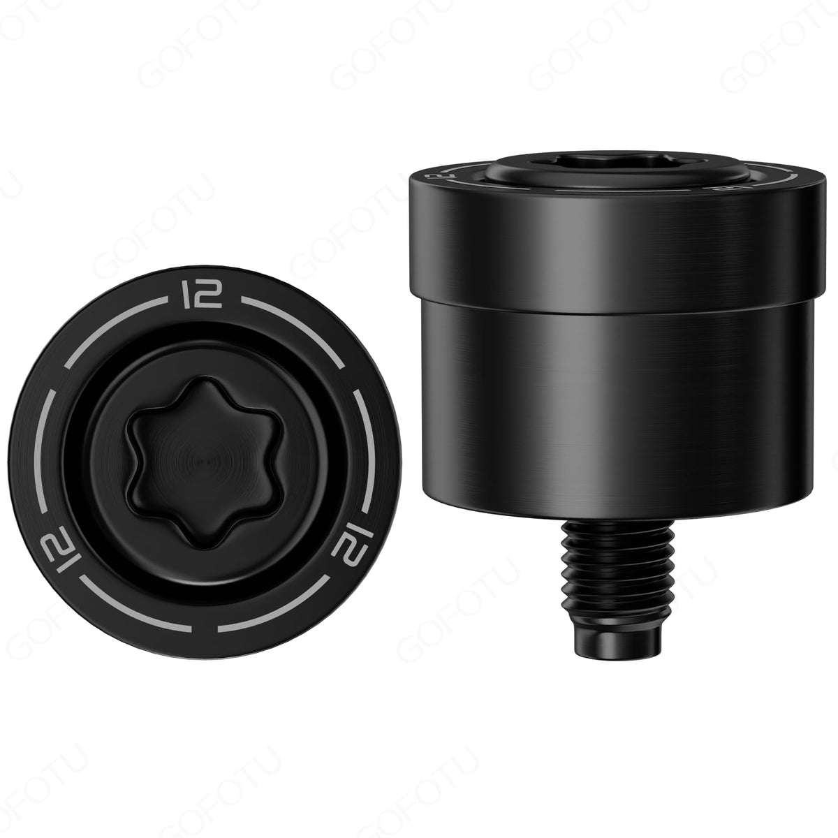 Gofotu 12g golf weight and screw for Taylormade Qi4D driver for customizable balance