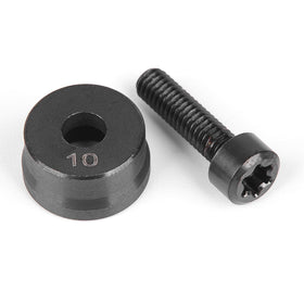 Gofotu black 10g golf weight screw designed for Taylormade Qi10 drivers.