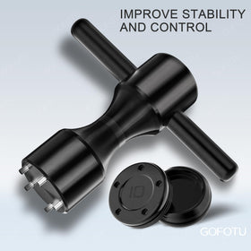 O-ring seals prevent moisture entry in the weight cavity during play.