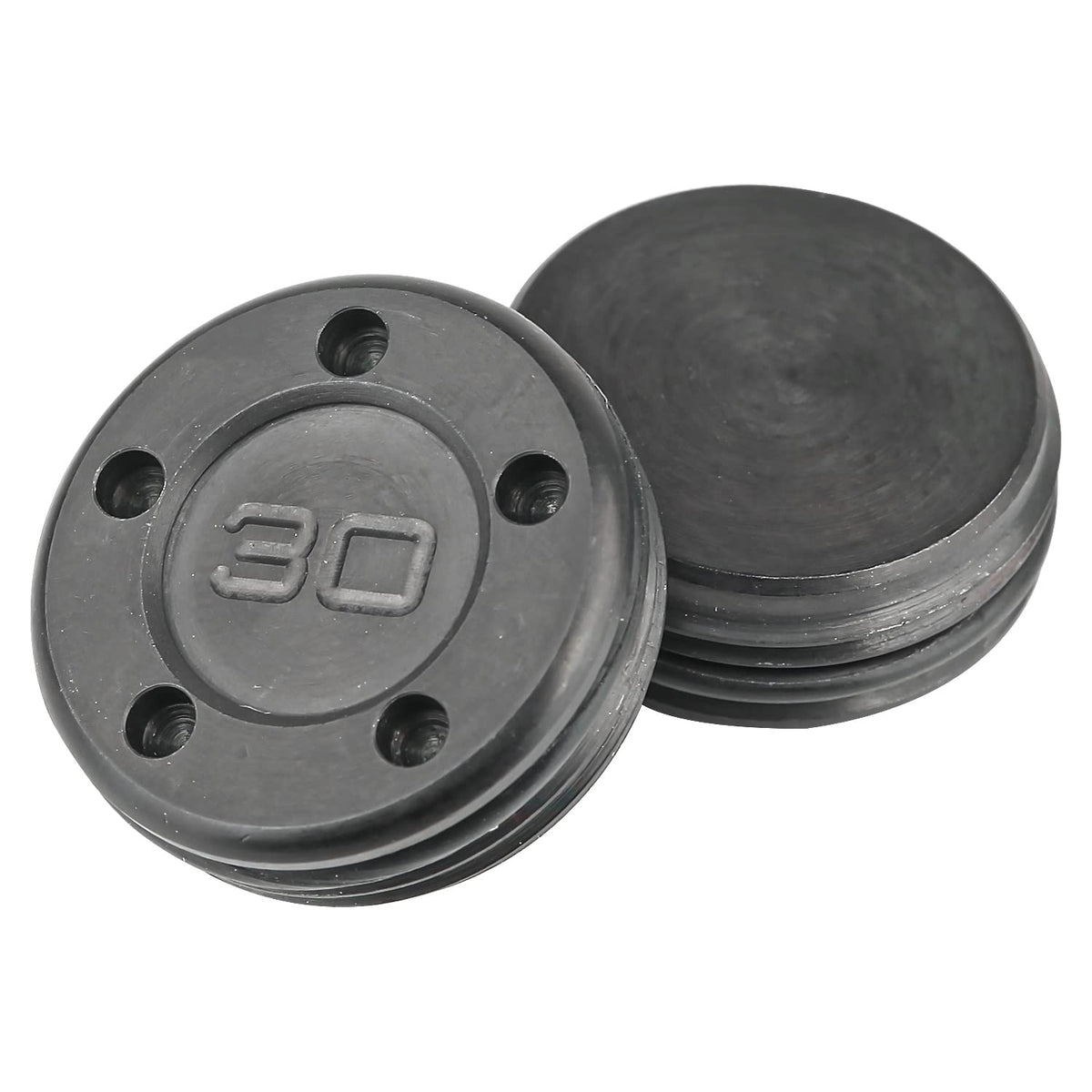 Protective rubber rings seal the weight cavity to resist moisture