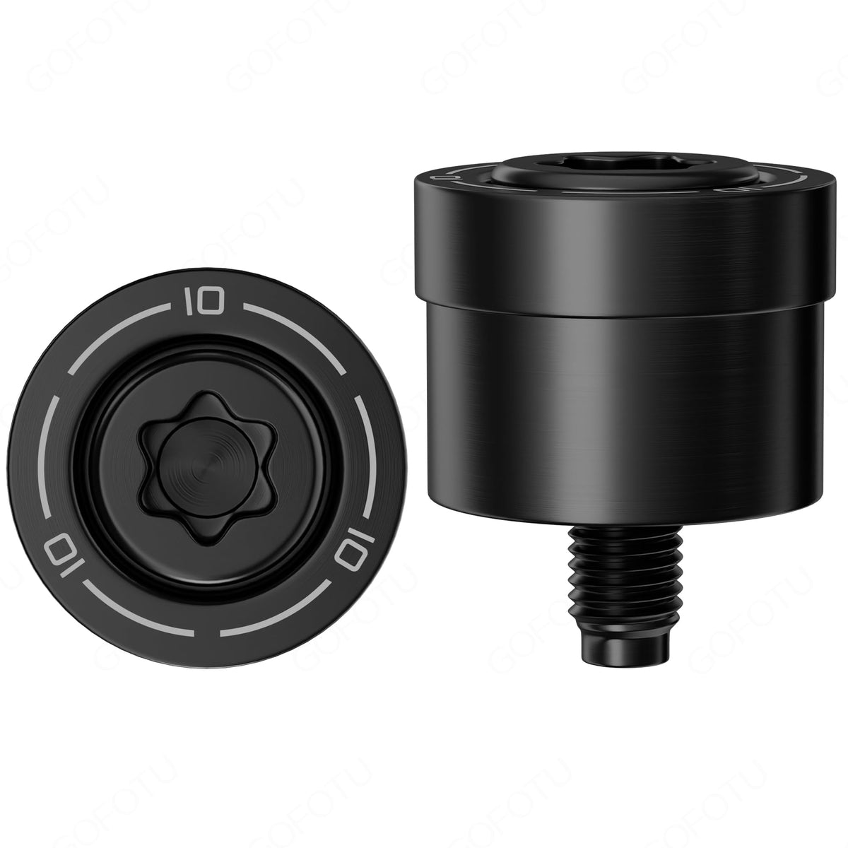 Gofotu qi4d weight 10g in black for Taylormade compatibility and tuning
