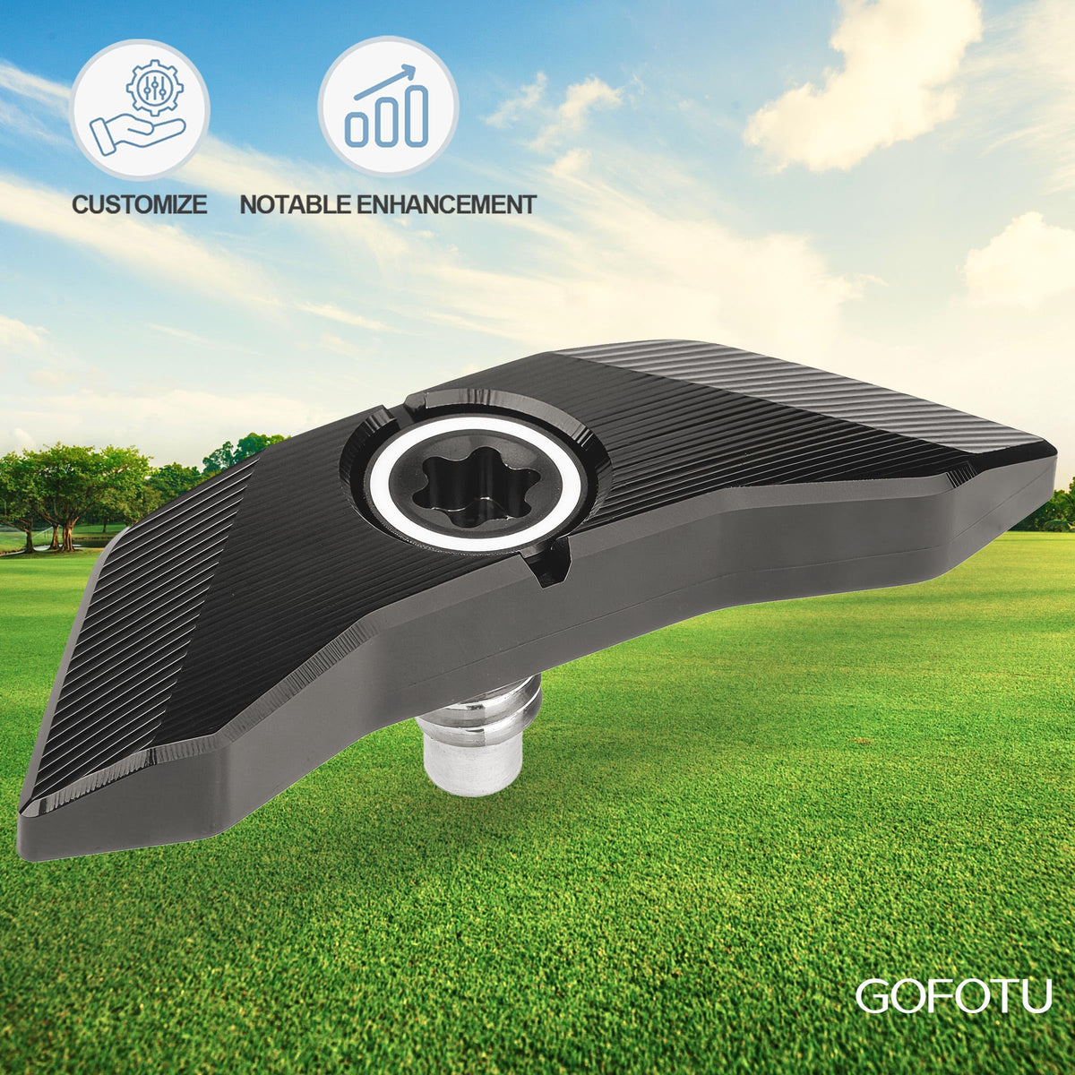 Gofotu weight with screw showcases easy installation for quick performance tweaks